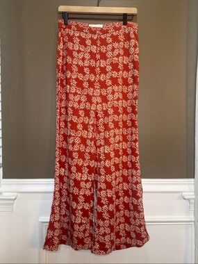 The GREAT Dance Pant Daisy Print Cropped Wide Leg Boho Pants 28